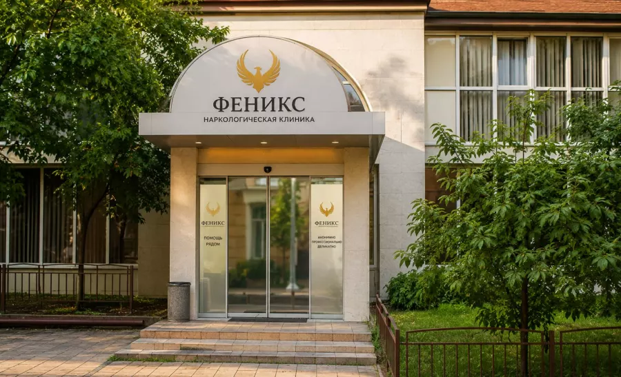 Вход в наркологическую клинику «Феникс» в Энгельсе